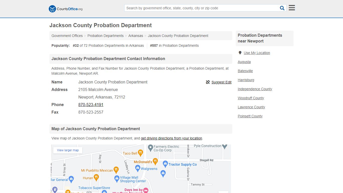 Jackson County Probation Department